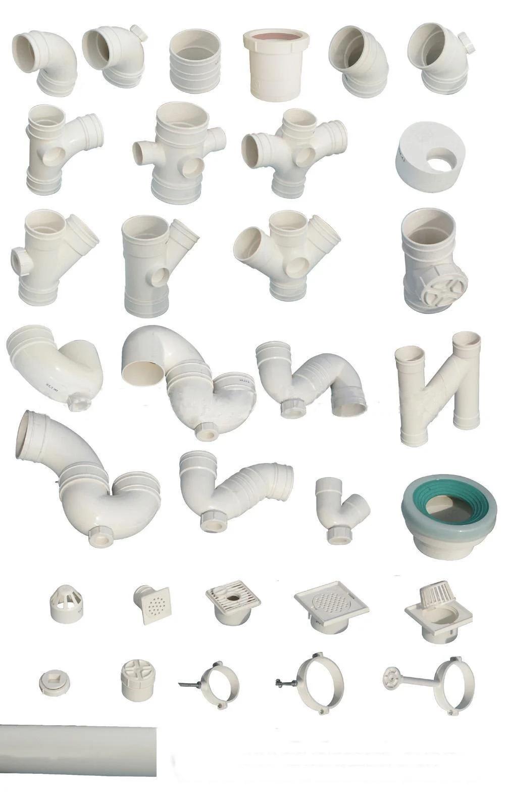PVC Plastic Mould for Pipe Fittings, Tee, 45 Lateral, Reducing Tee, Drainage