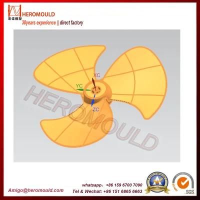 Plastic Injection Mould Plastic PS 3 Leaf Fan 400mm Mould Plastic 3 Leaf Fan Blade ...