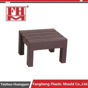 Plastic Injection PP Rattan Outdoor Garden Table Chair Mould