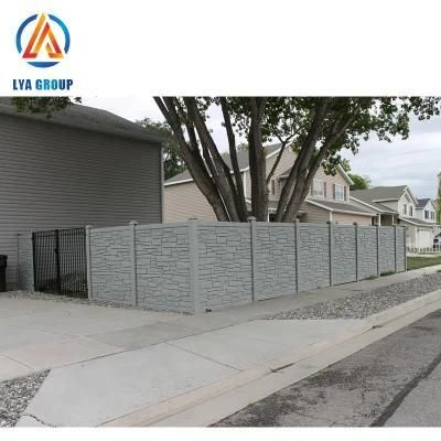 High Quality Cheap Lava Rock Flagstone Plastic Precast Concrete Fence Mold