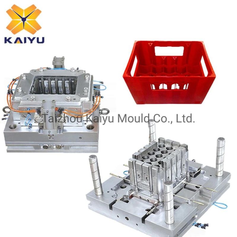 Beer Bottle Packaging Crate Mould Plastic Bottle Crate Molds for Beer Packing