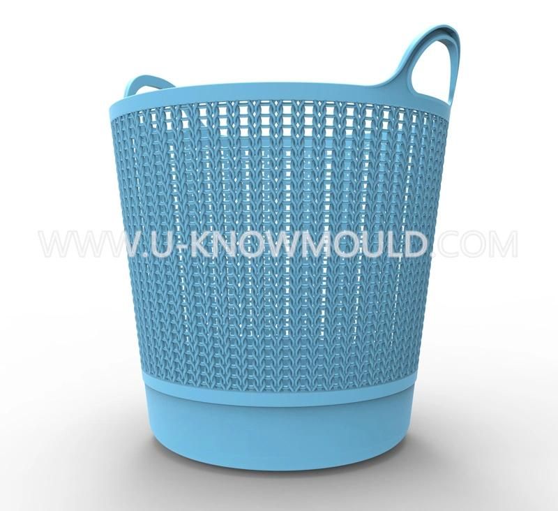 Plastic Household Landury Basket Injection Mould Plastic Leach Basket Mold