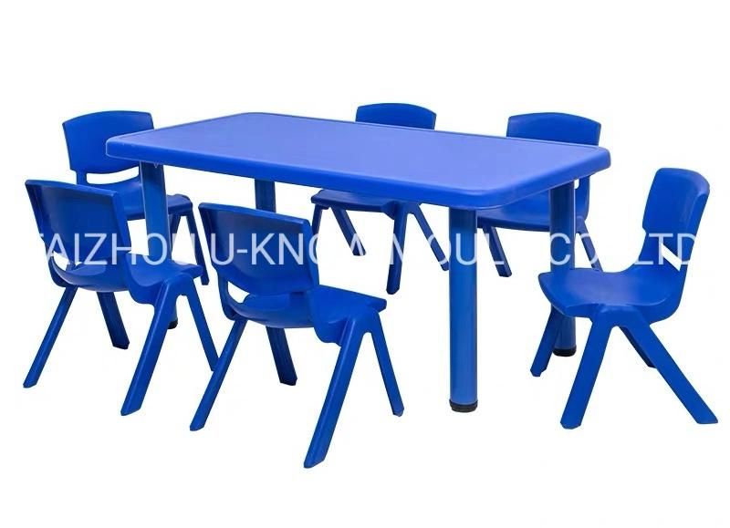 Plastic Table Injection Mould Chairs Mold with Steel Leg