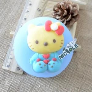 Hellokitty Handmade Silicone Molds with FDA LFGB Certificate