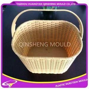 Plastic Injection Rattan Food Basket Mold