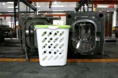 2018 Rattan Laundry Basket Cover Plastic Injection Mould
