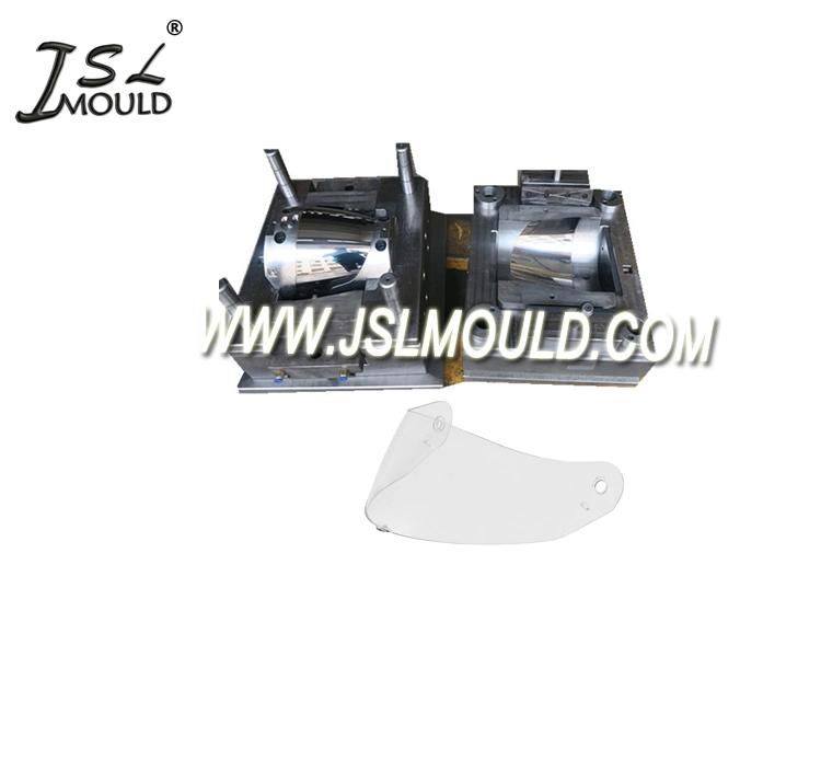 Mirror Polish Plastic Helmet Visor Injection Mould