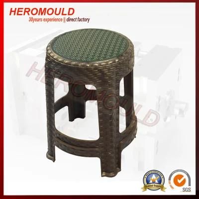 Rattan Stool Mold Plastic Injection Stool Mould From Heromould