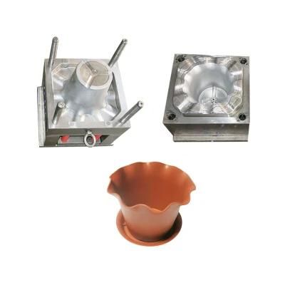 Mold Manufacturer Make Plastic Inject Molding for PP Flower Pot