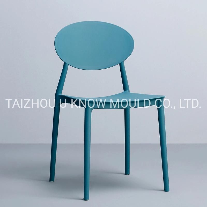 Fashion Plastic Armless Chair Injection Mould Plastic Backrest Chair Mold