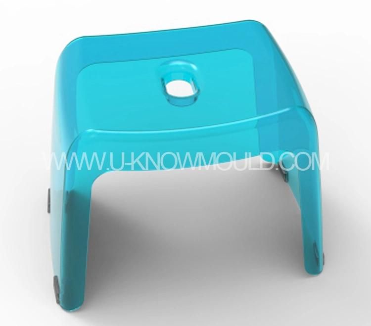 Plastic Antiskid Stool Injection Mould Plastic Bath Stool Mold for Childern