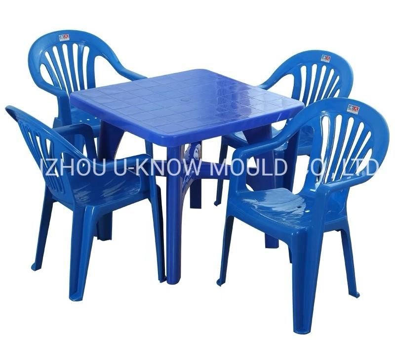 Customized Fashion Furniture Injection Mould Table and Chairs Mold