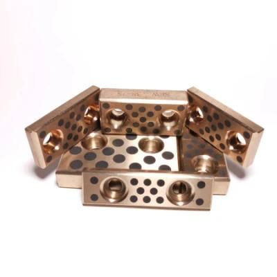 Bronze Wear with Oilless Wear Plate Casting Oiles Bushing Graphite Inserts Copper Bearing