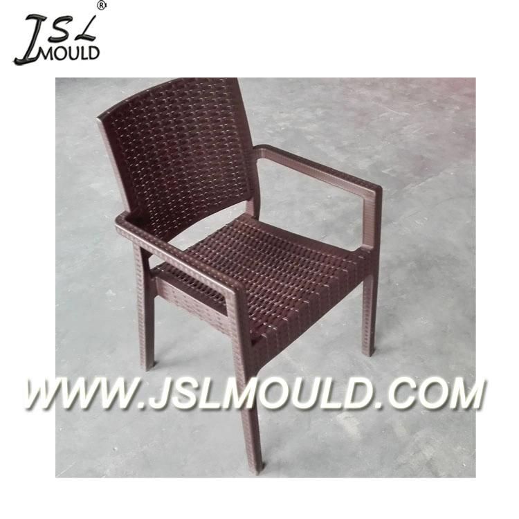 Plastic Injection Rattan Armless Chair Mould