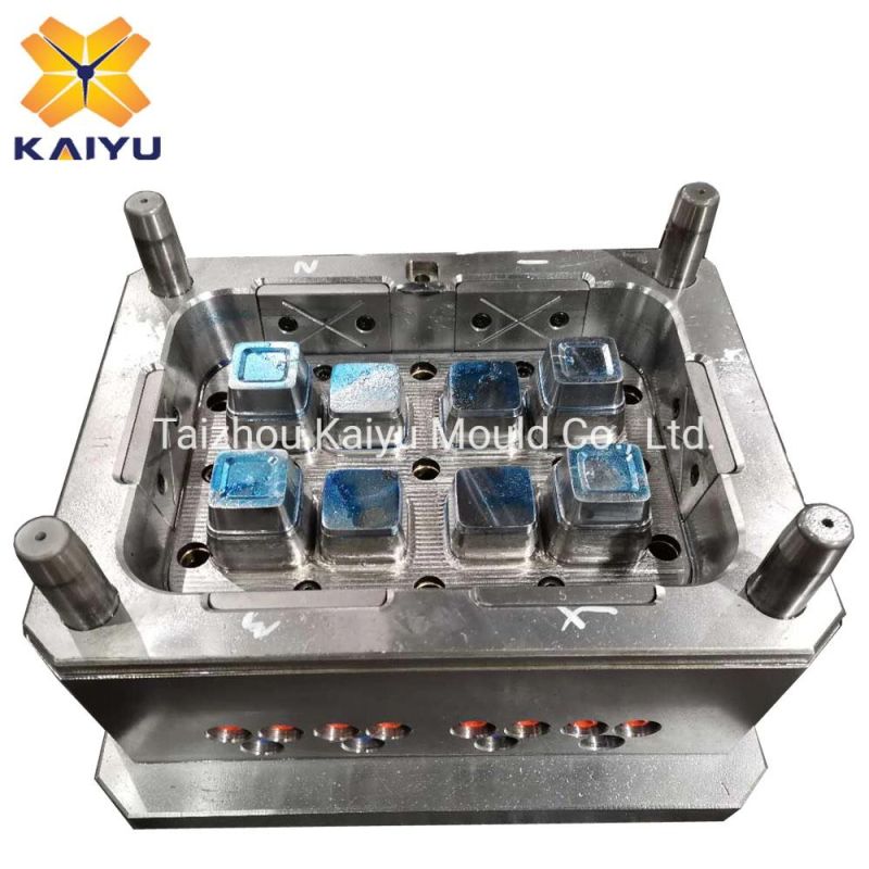 Customized Sauce Packaging Container Mould Flip-Top Plastic Box Injection Mold