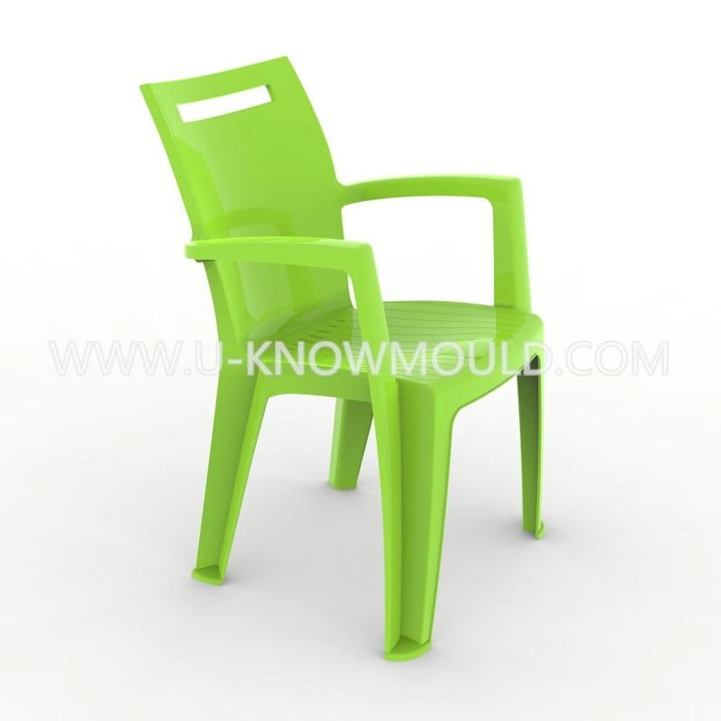 Plastic Hotel Arm Chair Injection Mould Plastic Outdoor Chair Mold