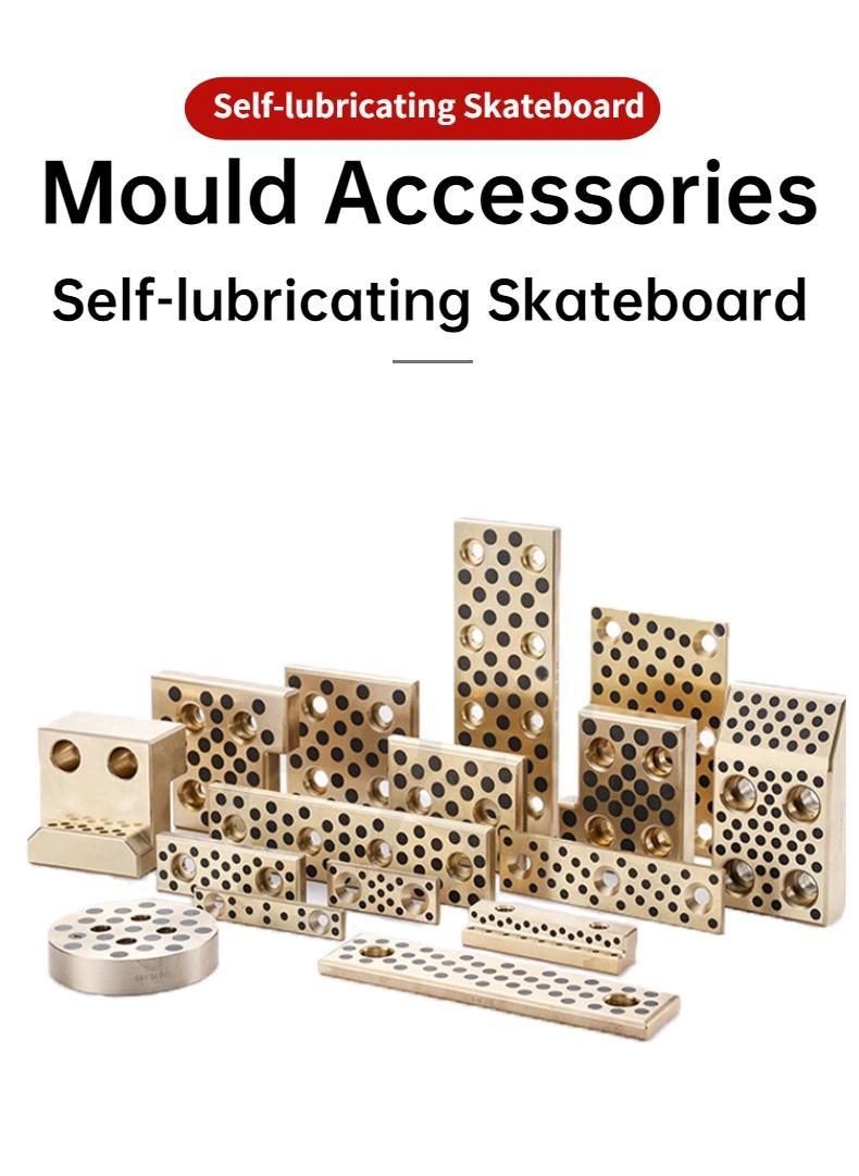 Wear for Mold Oilless Guide Sliding Pads Socket Screws Stw Embedded Pads Swp Bronze Graphite
