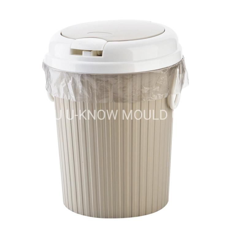 Household Garbage Injection Mould with Cover Trash Bin Mold