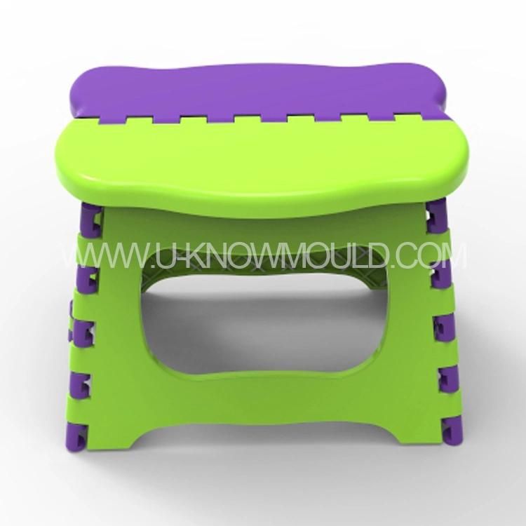 China OEM Plastic Injection Fold Portable Child Stool Mold Supplier