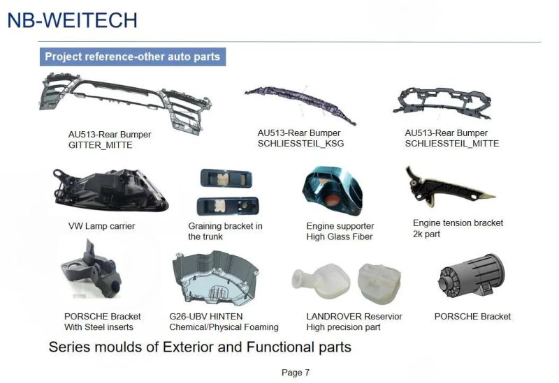 Automotive/Industrial/Household/Electric Custom Mold for Car Parts