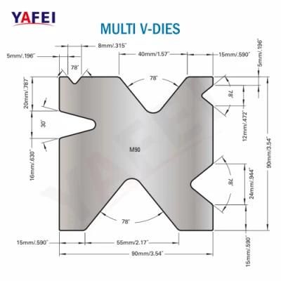 4 Way Press Brake Dies