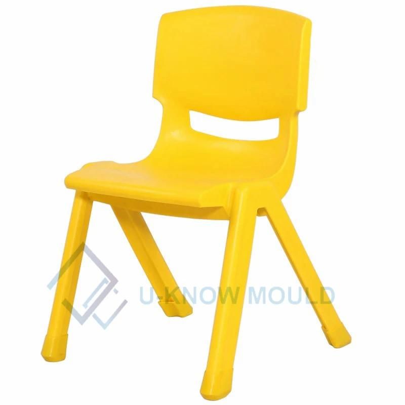 New Design Baby Back Chair Injection Mould Plastic Armless Chair Mold