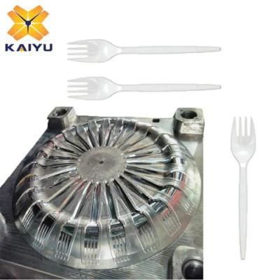 Plastic Fork Mould for Cake Disposable Tableware Injection Molding