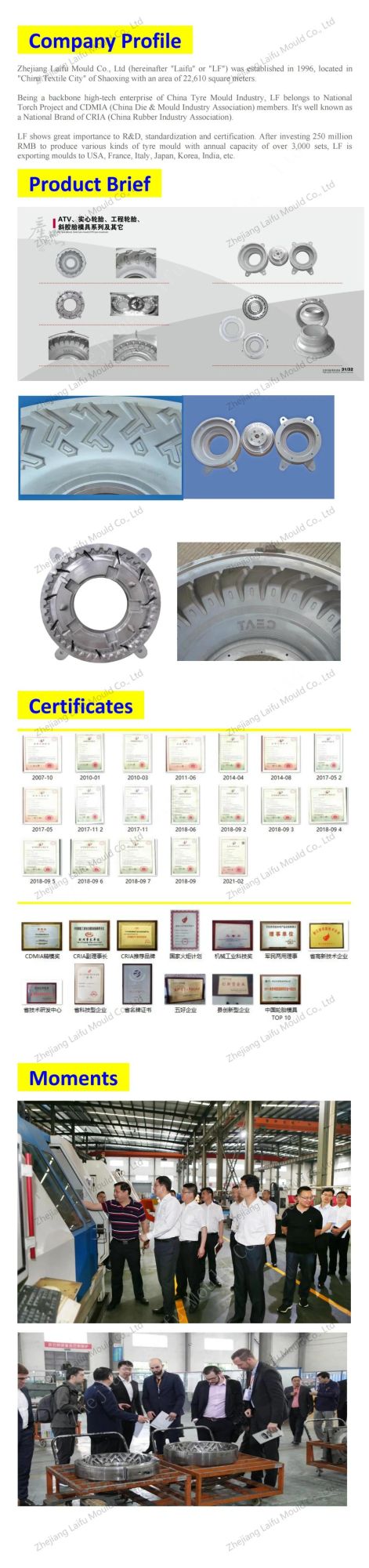 ATV Agricultural Tracktor Tyre Mould 21X7-10 Lf-ATV04