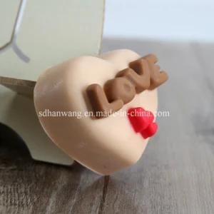 R0032 Love Heart Shape Silicone Soap and Chocolate Mould for Valentine's Day