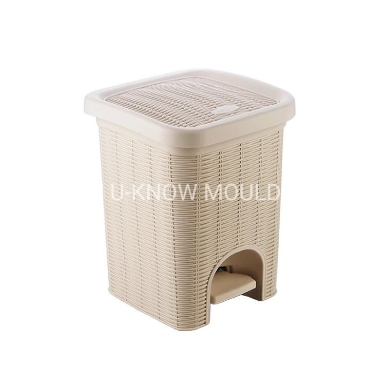 Household Garbage Injection Mould with Cover Trash Bin Mold