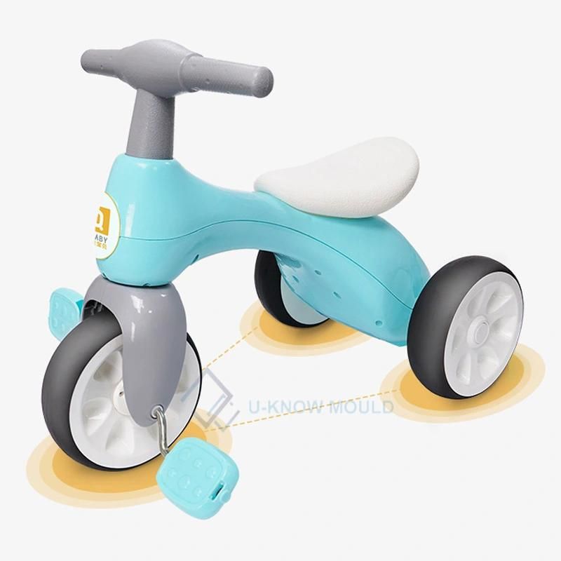 Cartoon Baby Tricycle Injection Mould Kids Toy Car Mold