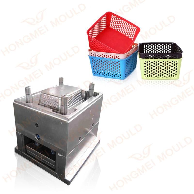 Kitchen Rice Storage Box Injection Mould Kitchen Dishwasher Plastic Basket Drain Rack Mould Vegetable and Fruit Washing Basket Mold
