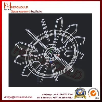 Plastic Injection Mould Plastic Fan Accessories Mould Plastic Fan Internal Parts Mould ...
