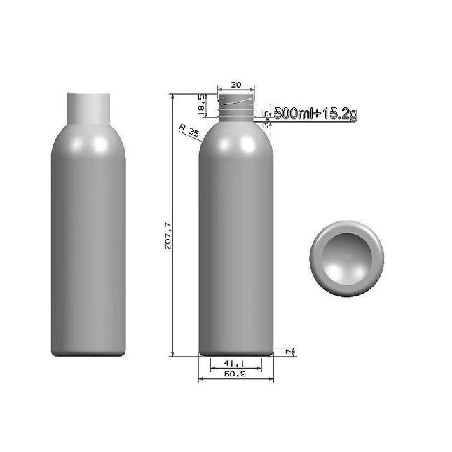 PE Shampoo Extrusion Bottle Blowing Mould