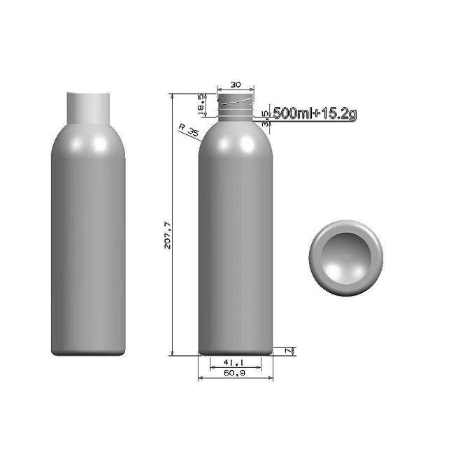 PE Shampoo Extrusion Bottle Blowing Mould