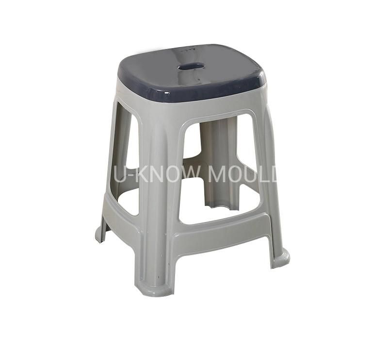 Two Part Adult Stool Injection Mould Square Stool Furniture Mold