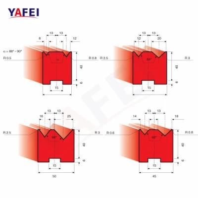 Reversible 2V Press Brake Tooling