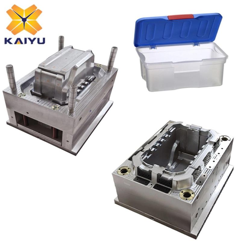 Plastic Thin Wall Storage Tool Box Mould Container Injection Moulding
