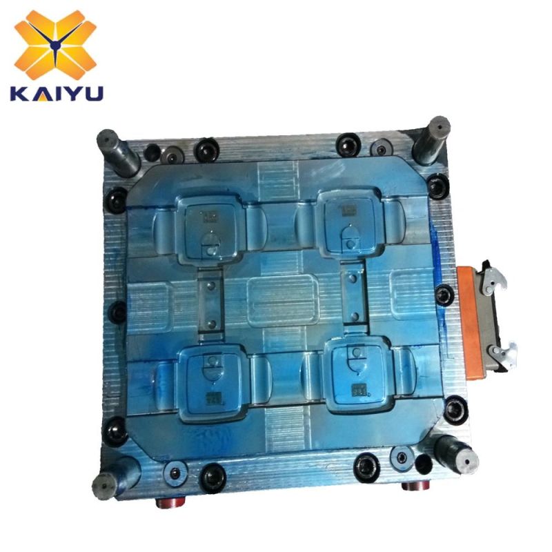 Plastic Thin Wall Square Fruit Cup Injection Mould with Lock Cover