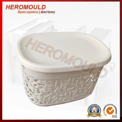 Plastic Injection Mould Plastic Basket with 26 Letters Design Mould Plastic Storage Basket ...