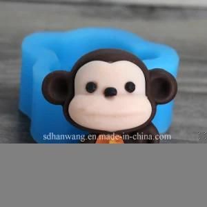 F1336 Monkey Shape Food Grade Silicone Cartoon Candy Mold