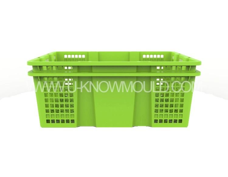 Plastic Fruit Basket Injection Mould Crate Mold