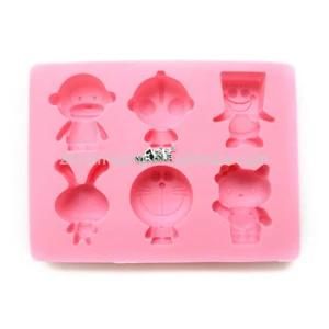 Kitty Mold Silicone Cake Baking Molds Tray Cheap Silicone Molds for Cake B0200