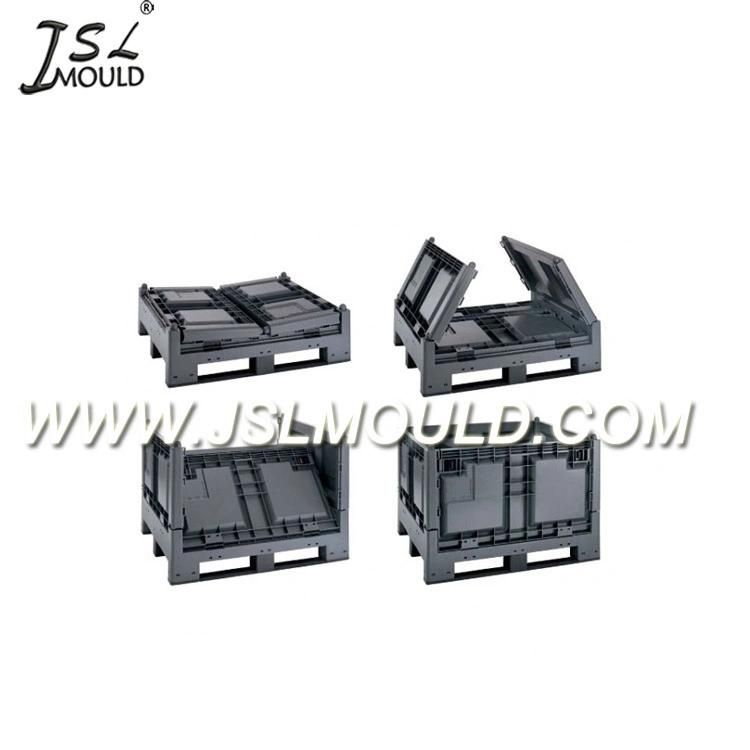 Injection Plastic Pallet Bin with Lid Mold