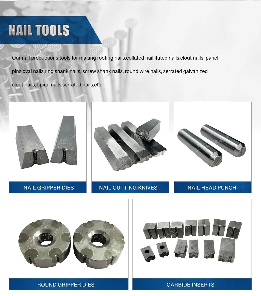 Cemented Tungsten Carbide Head Nail Cutter and Dies Used to Cutter Grinder Machine