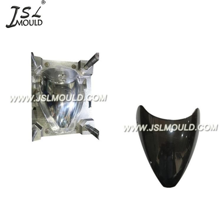 Injection Plastic Motorcycle Visor Glass Mould
