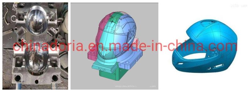 1cavity Cool Runner Popular Selling Adult Helmet Plastic Injection Mould