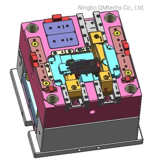 Cold Runner Customized Precision Plastic Injection Mould for Auto Parts Junction Box