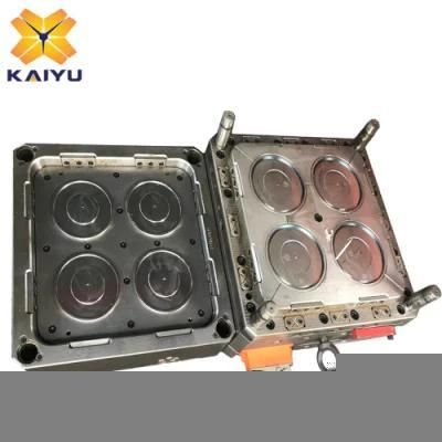 Plastic Thin Wall Food Container Cap Mould Used Injection Box Cover Mold