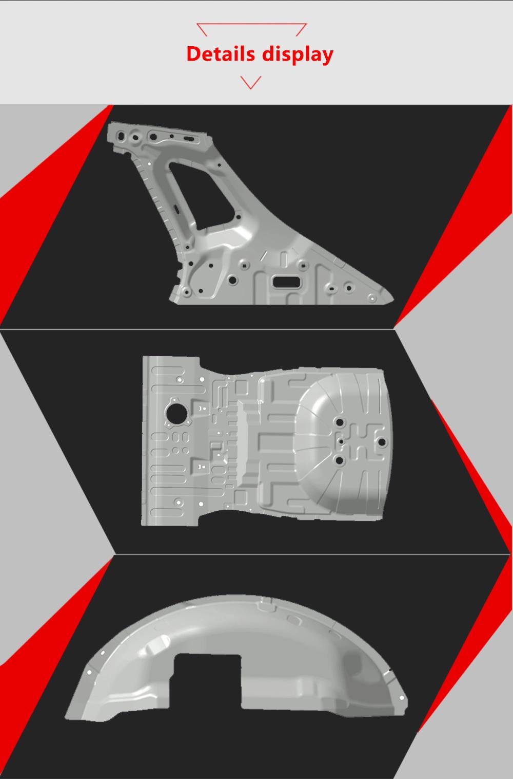 Automotive Parts Metal Stamping Parts Electrophoresis Arm Rest Metal Frame Welded Parts